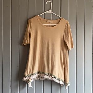 Altar’d State Blouse with woven detailed bottom